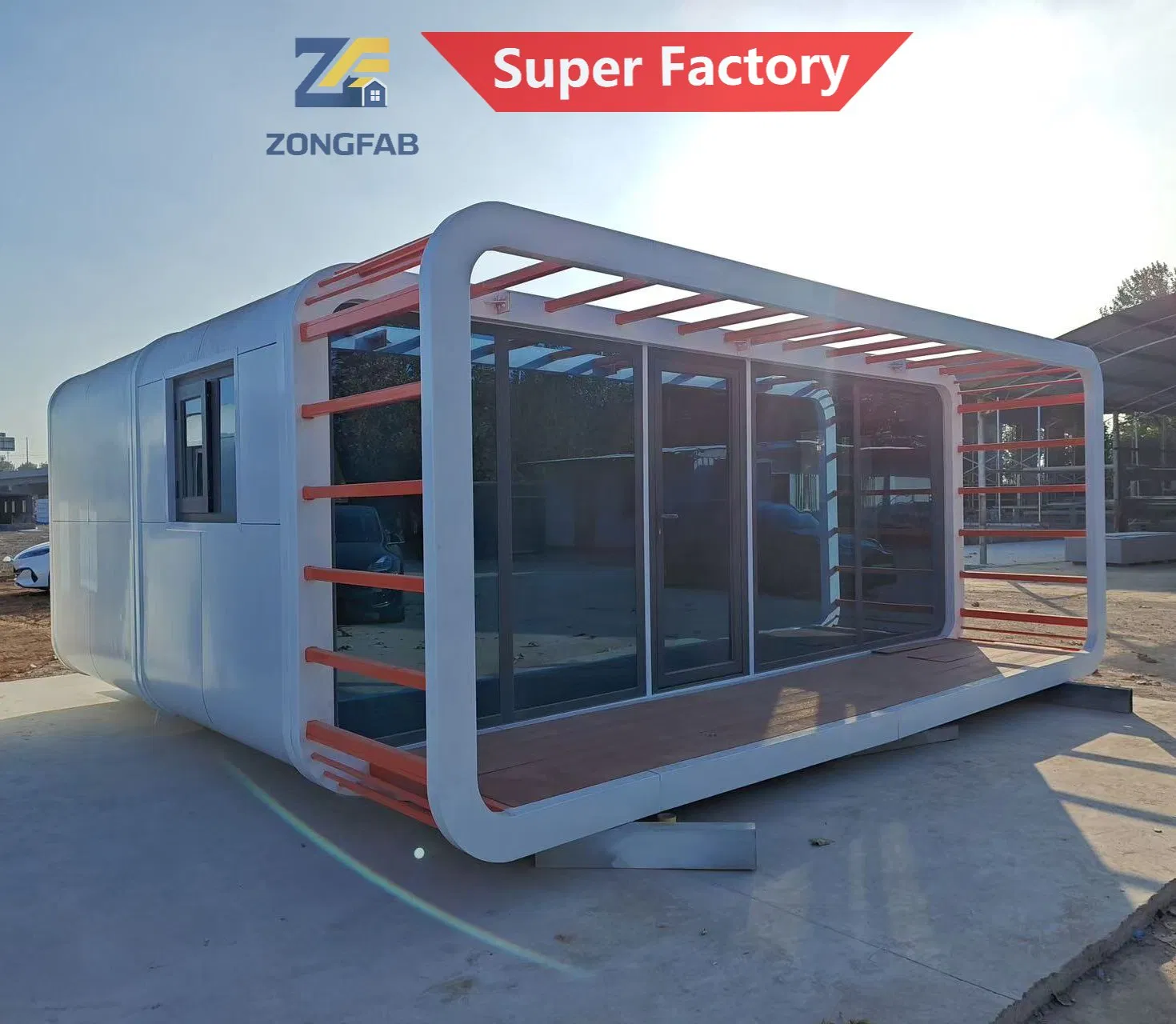 Casa Modular Innovadora de Cabaña de Manzana para Resorts Escénicos y Necesidades de Alojamiento de Lujo
