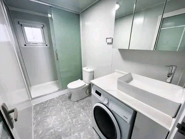 40FT Casa Contenedor Expandible Listo 40FT 20FT Dormitorio de Lujo Prefabricado Casa Portátil Prefabricada 2 Piso