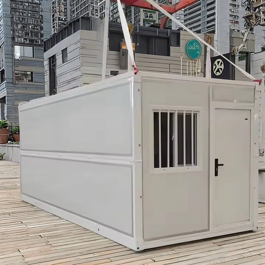 Casa contenedor de lujo ecológica y plegable para sitio de servicio al aire libre