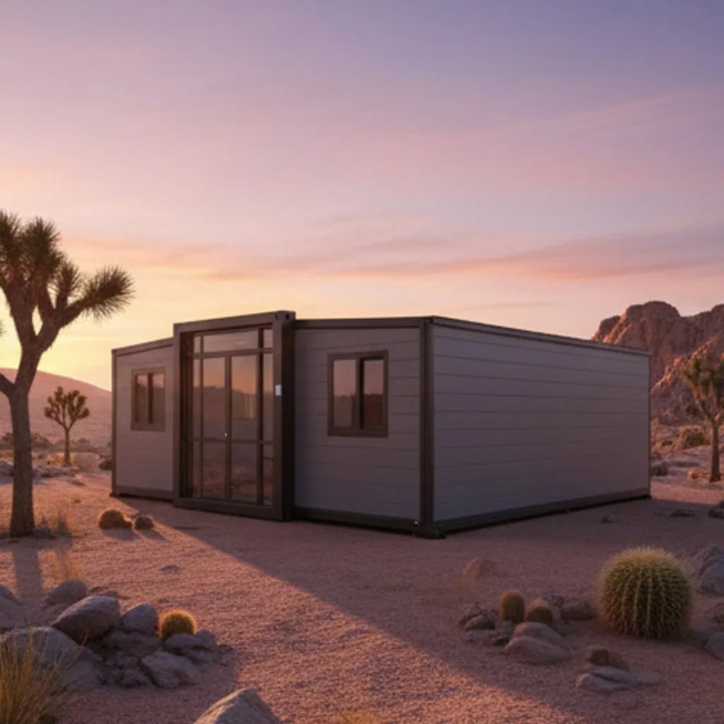 CH 20FT Nueva Casa Prefabricada Moderna de Lujo Plegable Modular Móvil Portátil Movible Llave en Mano Pequeña Casa Prefabricada Expandible de Contenedor