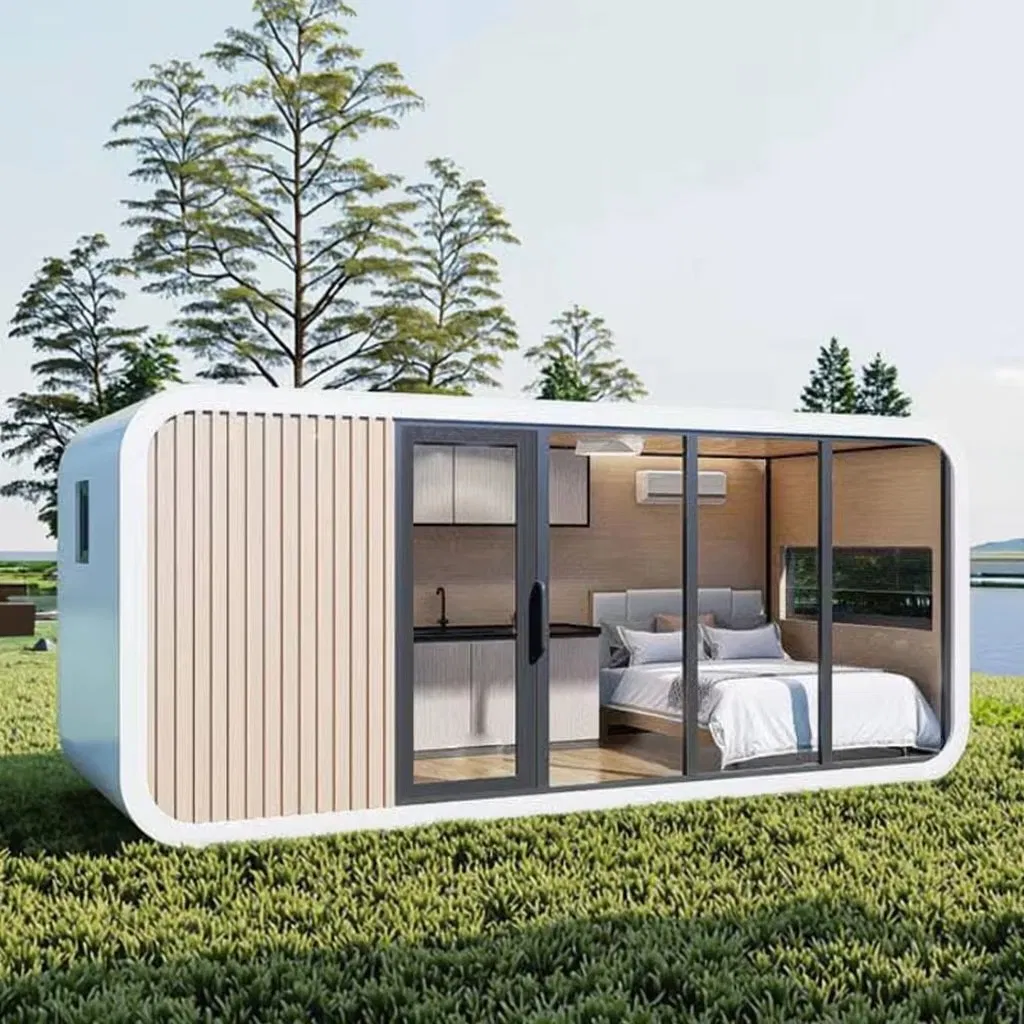 Cápsula Móvil Modular de Lujo Casa Portátil de Paquete Plano
