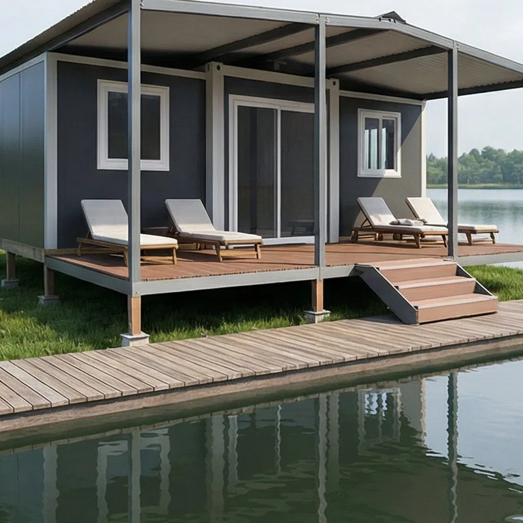 CH 20FT Nueva Casa Prefabricada Moderna de Lujo Plegable Modular Móvil Portátil Movible Llave en Mano Pequeña Casa Prefabricada Expandible de Contenedor