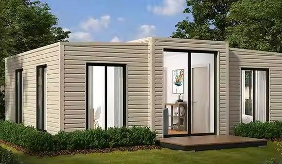 Casa Prefabricada de Lujo Moderna y Listo para Usar, Casa Contenedor Expandible y Portátil 20FT 40FT 2 3 4 5 Casa Móvil Pequeña de Dormitorio