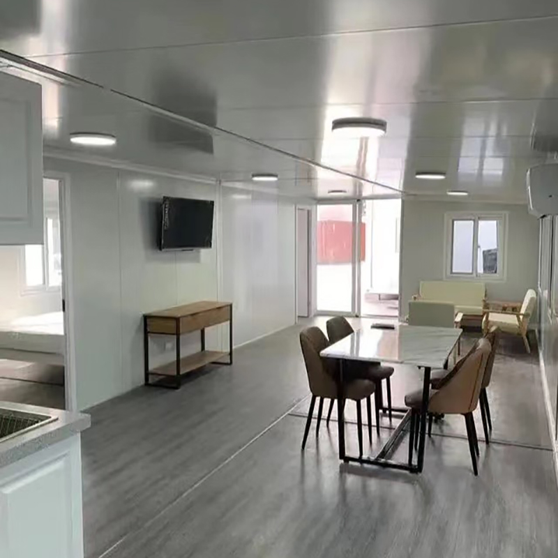 Precio de fábrica casa de jardín de acero modular/ prefabricada de lujo plegable en contenedor móvil
