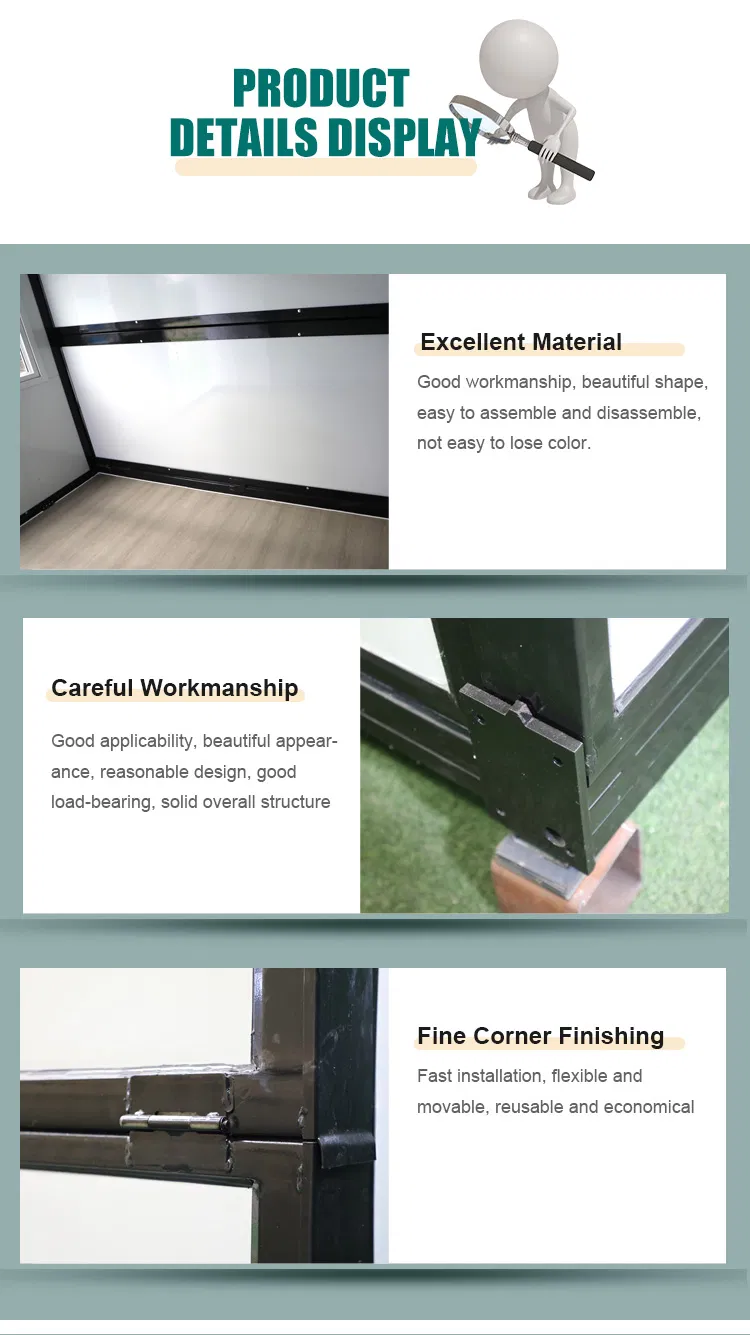 Casa Modular Plegable de Lujo con Diseño Corrugado de Alta Gama