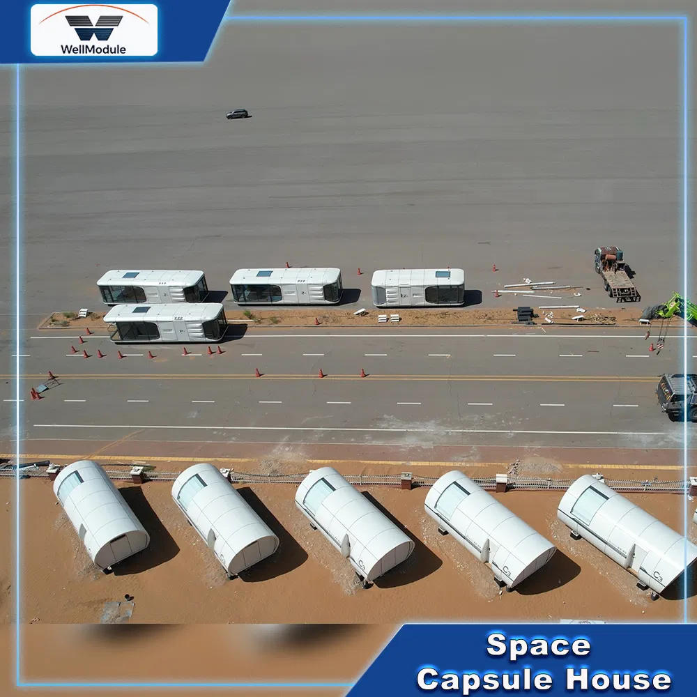 Retiro de Cápsula Espacial de Lujo: La Casa de Vacaciones Prefabricada de Tus Sueños