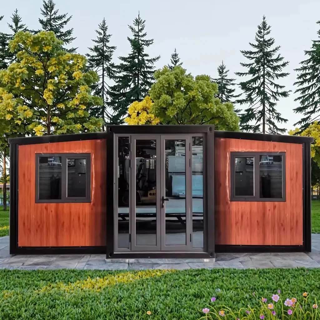 Casa Contenedor Expandible Portátil Casa Modular Prefabricada Hogares Listos Material de Acero Ligero Instalación Rápida para Sitios de Camping