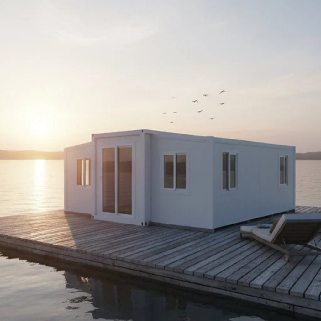 CH 20FT Nueva Casa Prefabricada Moderna de Lujo Plegable Modular Móvil Portátil Movible Llave en Mano Pequeña Casa Prefabricada Expandible de Contenedor