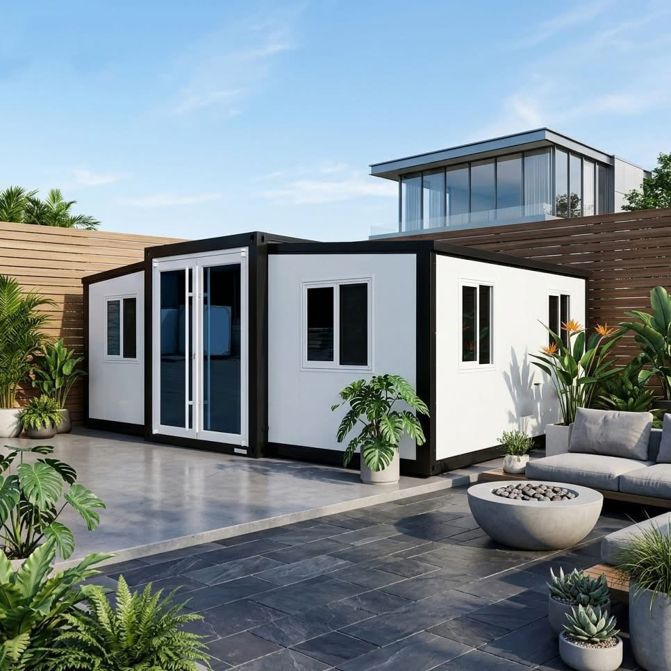 Proyecto de Casa Prefabricada de Lujo con Módulos de Materiales Sostenibles