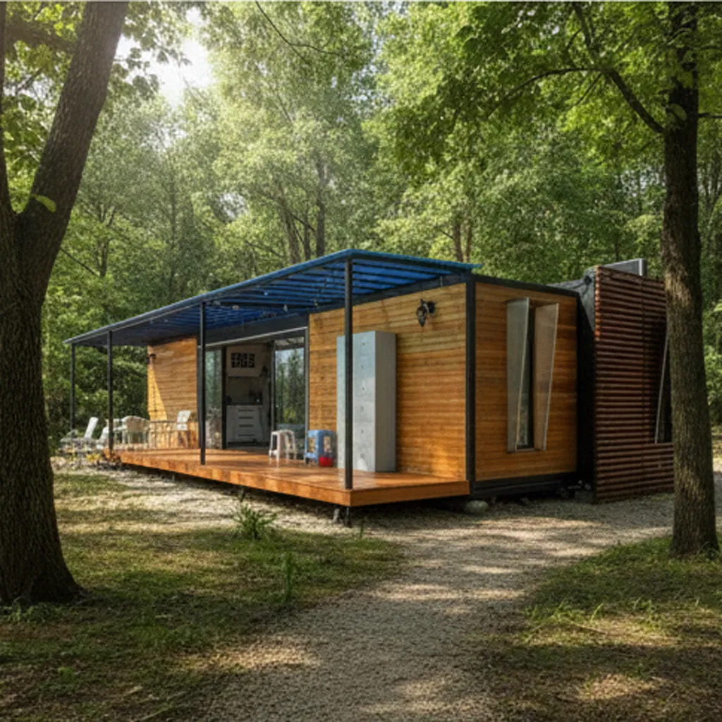 40FT Apartamento de lujo prefabricado de playa expandible y plegable