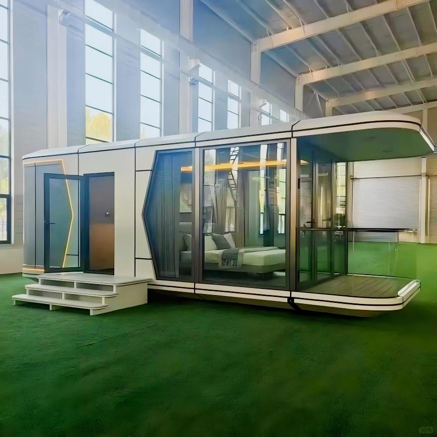 Espacio cápsula de glamping ecológico de lujo para buscadores de aventuras