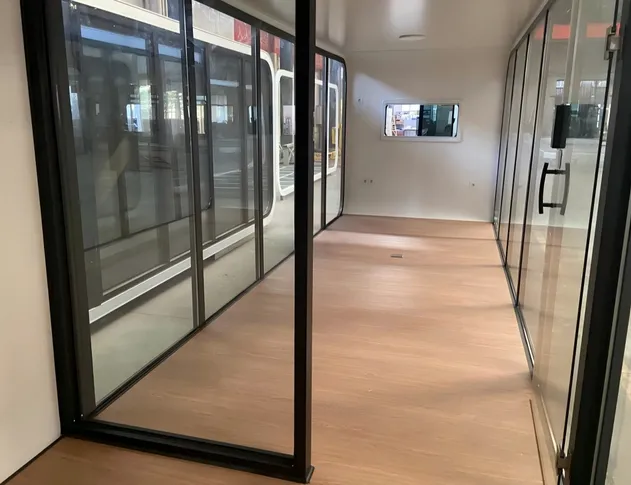 Modelo de cabina en exteriores 2