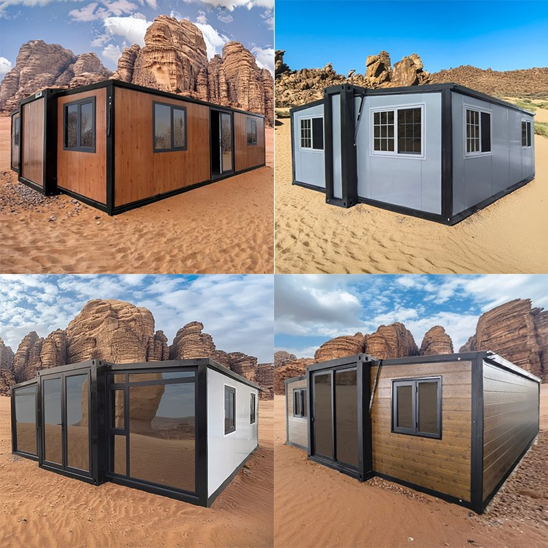 Casa Contenedor Moderna Expandible de Lujo Portátil, Tienda Modular Colapsable Móvil, Hogares Prefabricados Móviles Pequeños Plegables