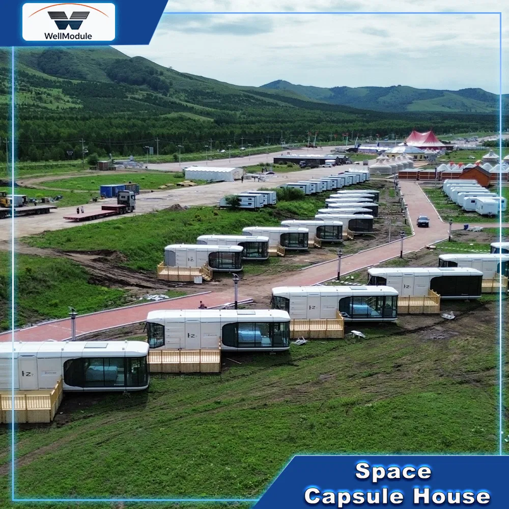 Retiro de Cápsula Espacial de Lujo: La Casa de Vacaciones Prefabricada de Tus Sueños