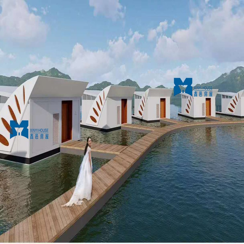 Villa de Acero Ligero Moderna Prefabricada Casa de Vacaciones de Lujo