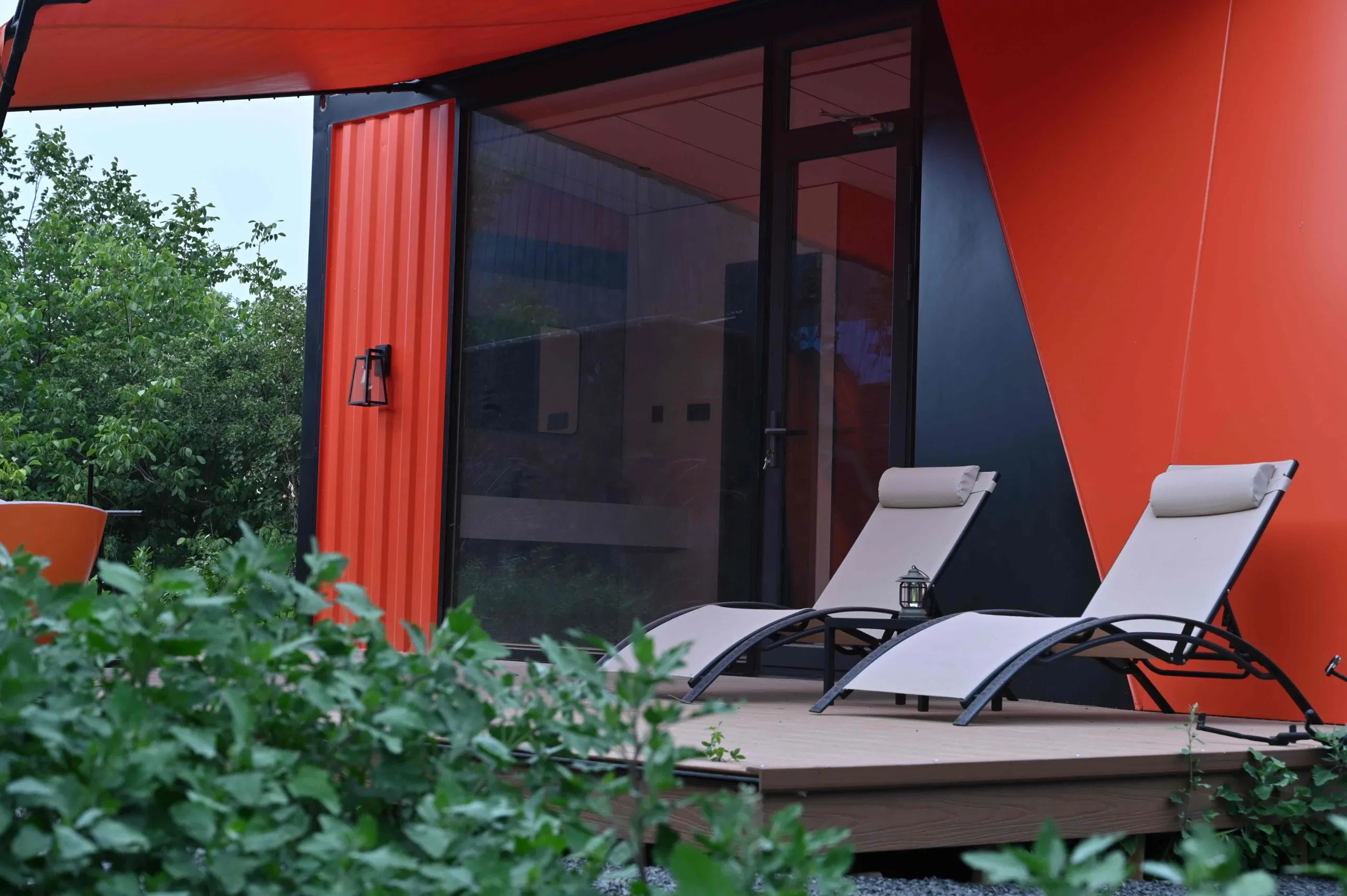 20FT Cabina de café modular prefabricada de lujo futurista lista para usar