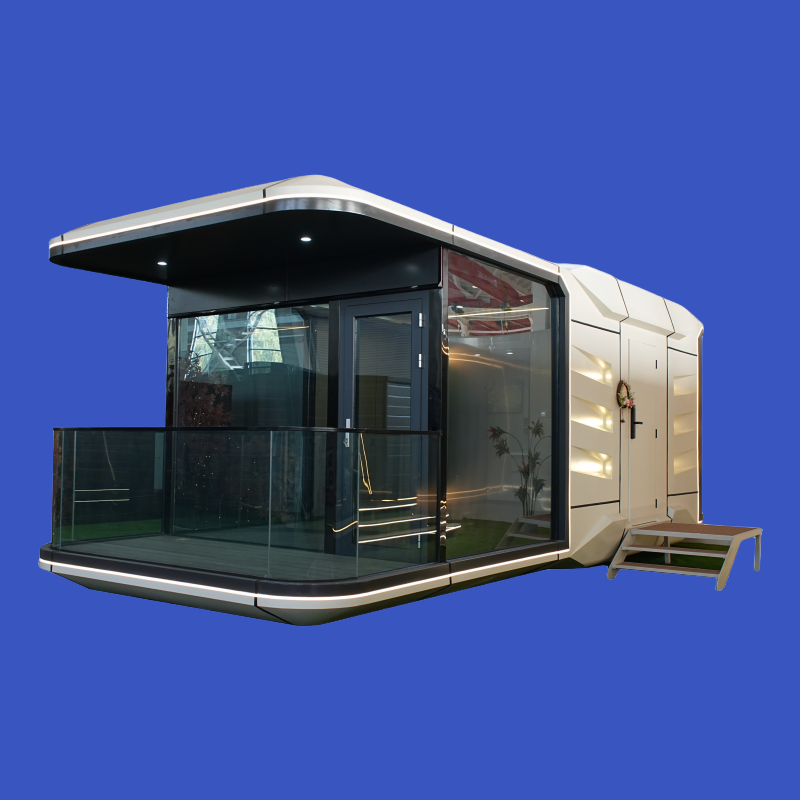 Casa Contenedor con Cocina Moderna y Acogedoras Amenidades de Baño Nuevo Apartamento Móvil Tipo Cápsula Espacial Dormitorio 2025 Casa Contenedor Prefabricada de Lujo y Pequeña