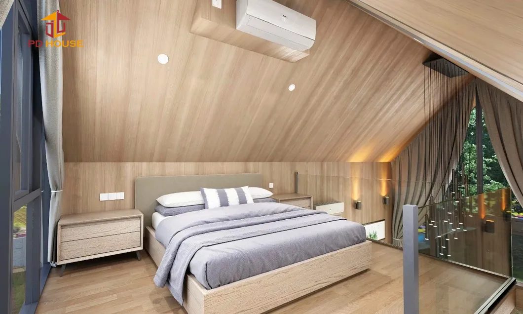 Casa modular prefabricada popular portátil de lujo apartamento en Europa