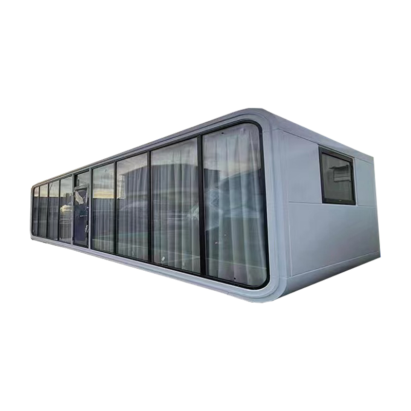 Casa modular prefabricada de lujo móvil al aire libre tipo cabaña de manzana en venta