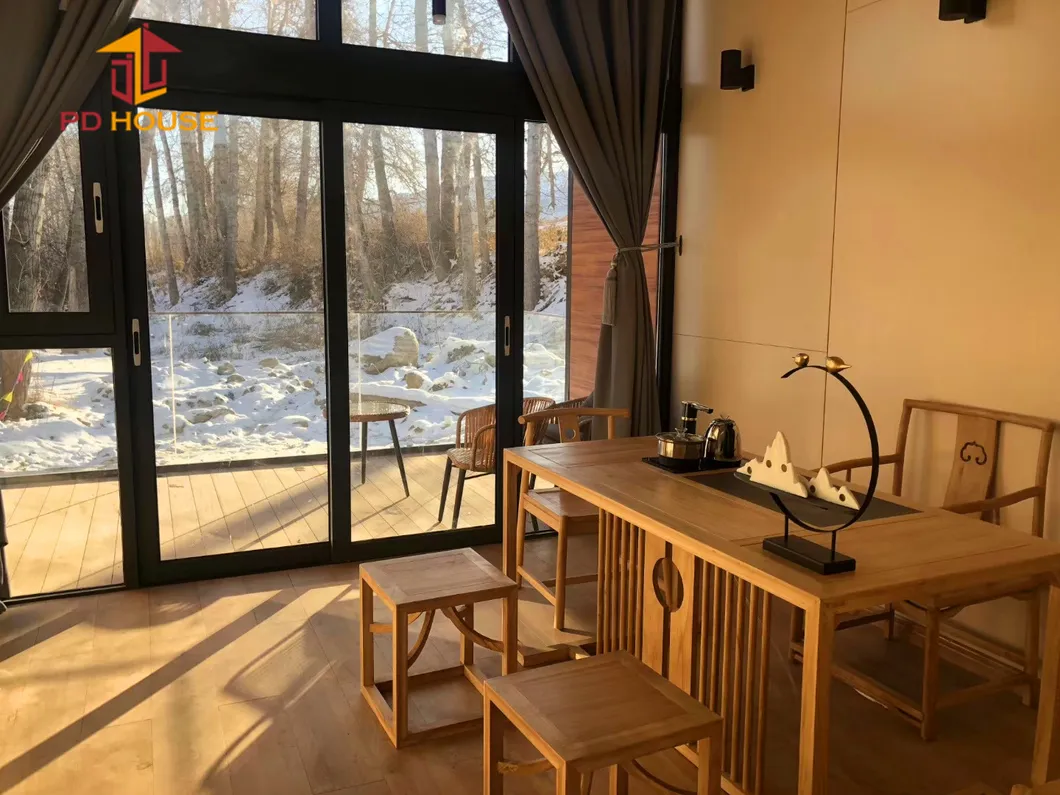 Casa modular prefabricada popular portátil de lujo apartamento en Europa
