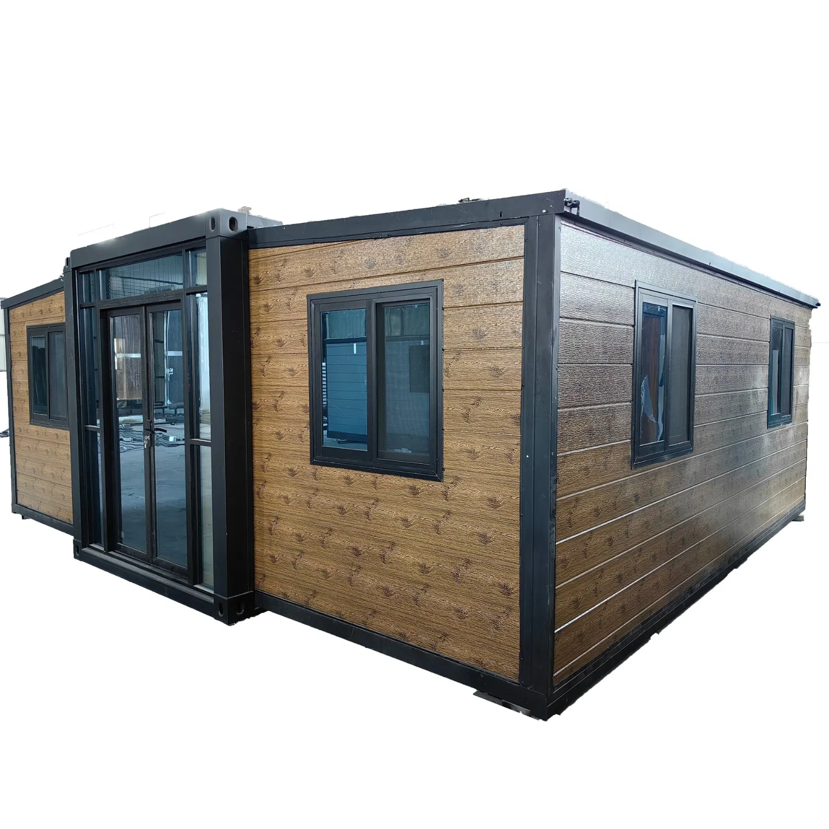 Casa contenedor modular expandible prefabricada hecha en China, mejor venta, ensamblaje rápido, lujo, bajo costo, hogar portátil de contenedor de envío