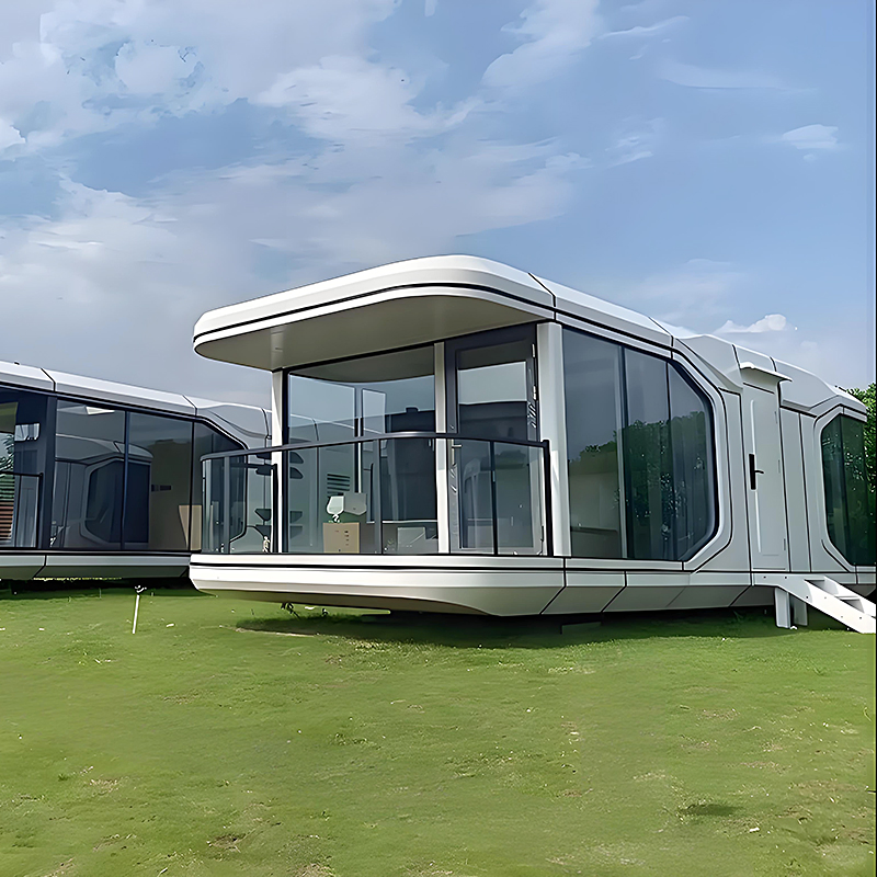 Villa Prefabricada de Alta Calidad Modular de Lujo Contenedor Moderno Prefabricada de Vacaciones Prefab Playa Villa de Lujo Hogar con Interior Inteligente