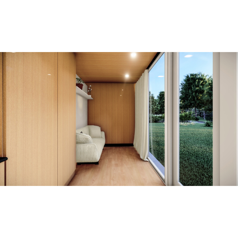 Contenedor modular de aislamiento térmico moderno, casas de lujo prefabricadas, casas móviles modernas prefabricadas para una vida versátil