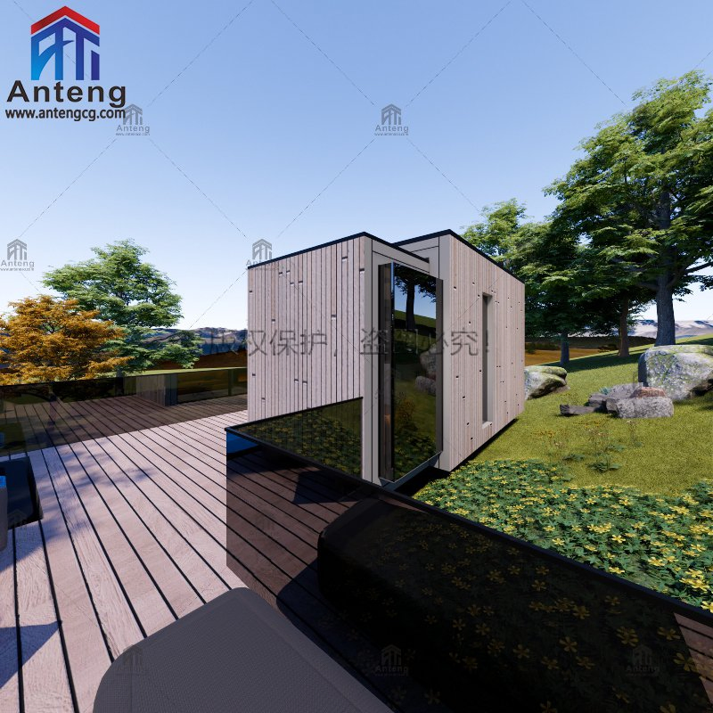20FT Residencia Móvil de Alta Gama Casa Modular Prefabricada de Contenedor