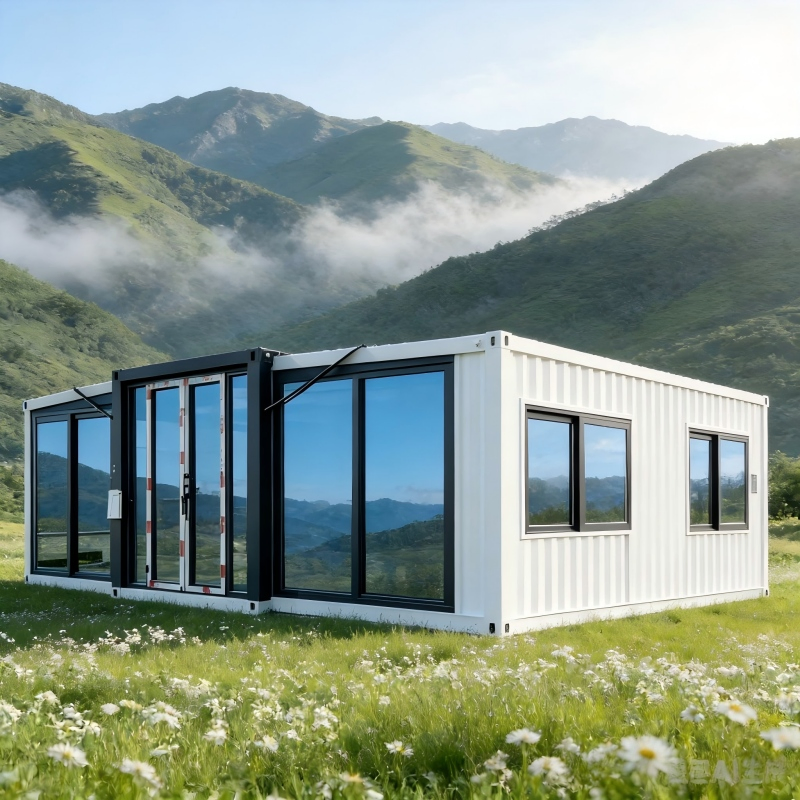Solución de Villa Resort de Alta Gama 2-Story Casa Prefabricada Modular Desmontable de Lujo 3 Suite Independiente de Dormitorio 20/40FT Villa Contenedor para Estancia Turística