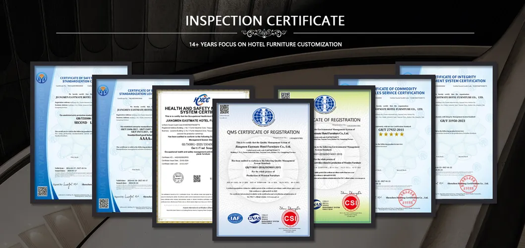 Certificaciones oficiales ISO y calidad de mobiliario