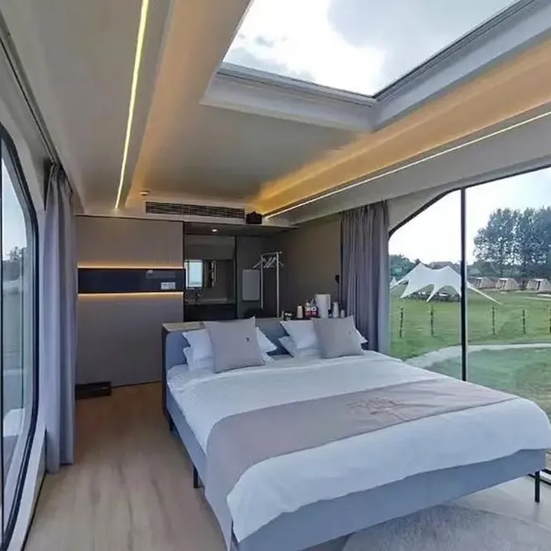 Espacio cápsula de lujo moderno prefabricado y construido de alta calidad, hogar cápsula de manzana
