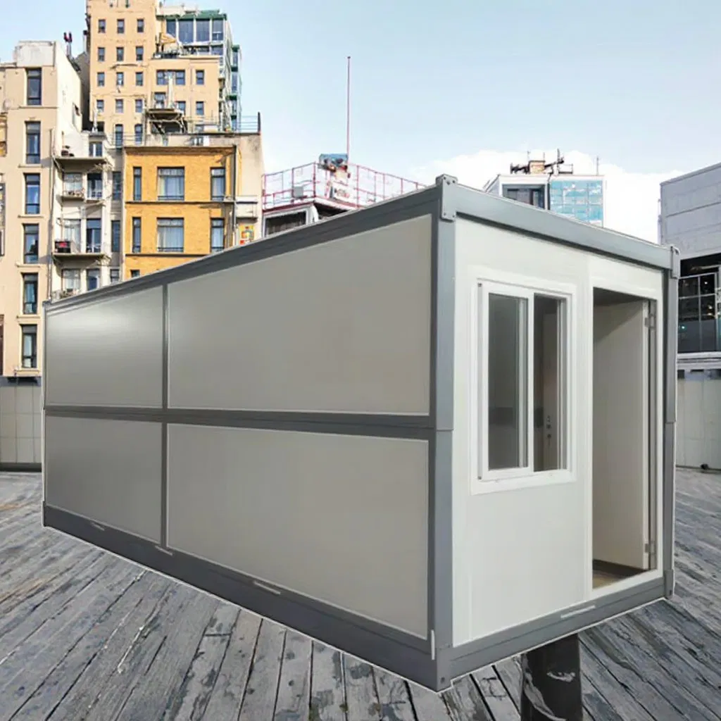Casa contenedor de lujo ecológica y plegable para sitio de servicio al aire libre