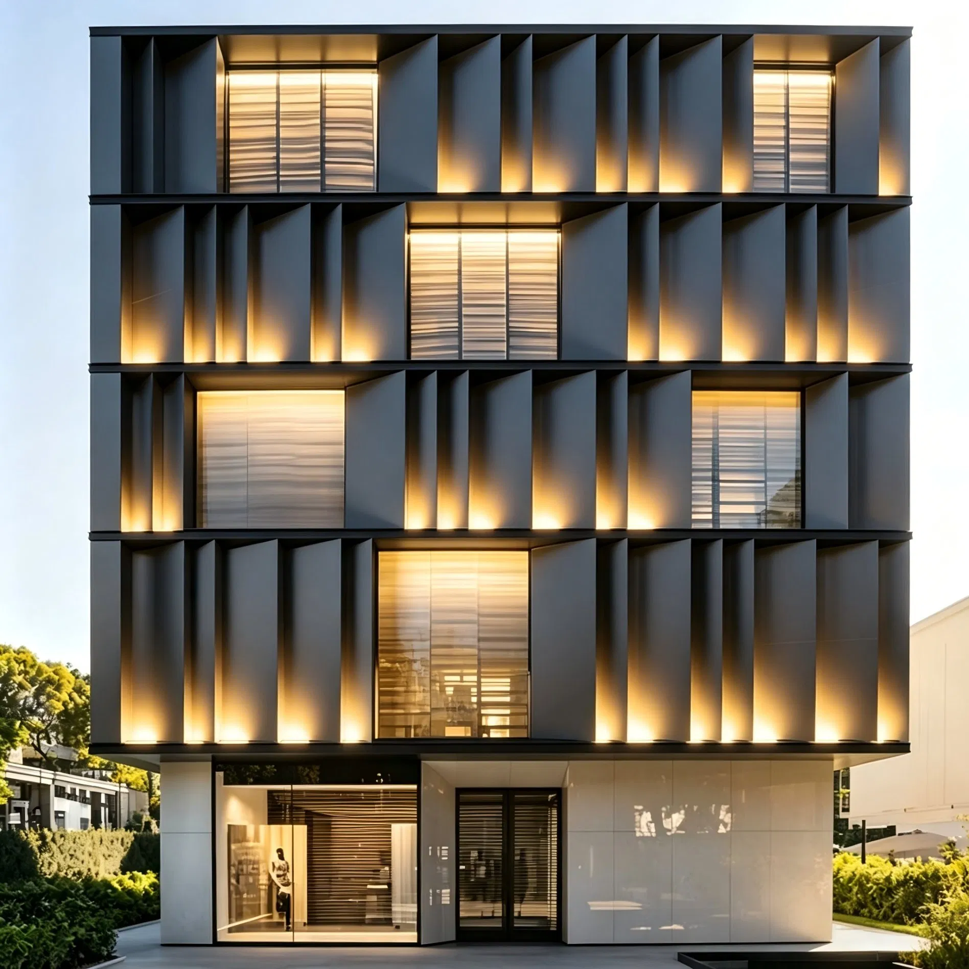 Diseño de Alojamiento Modular de Empleados en Estructura de Acero, Apartamentos Corporativos de Lujo