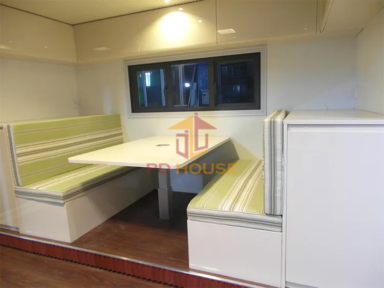 Hogares de contenedores de acero prefabricados de lujo expandibles construidos, casas modulares de kit de contenedor