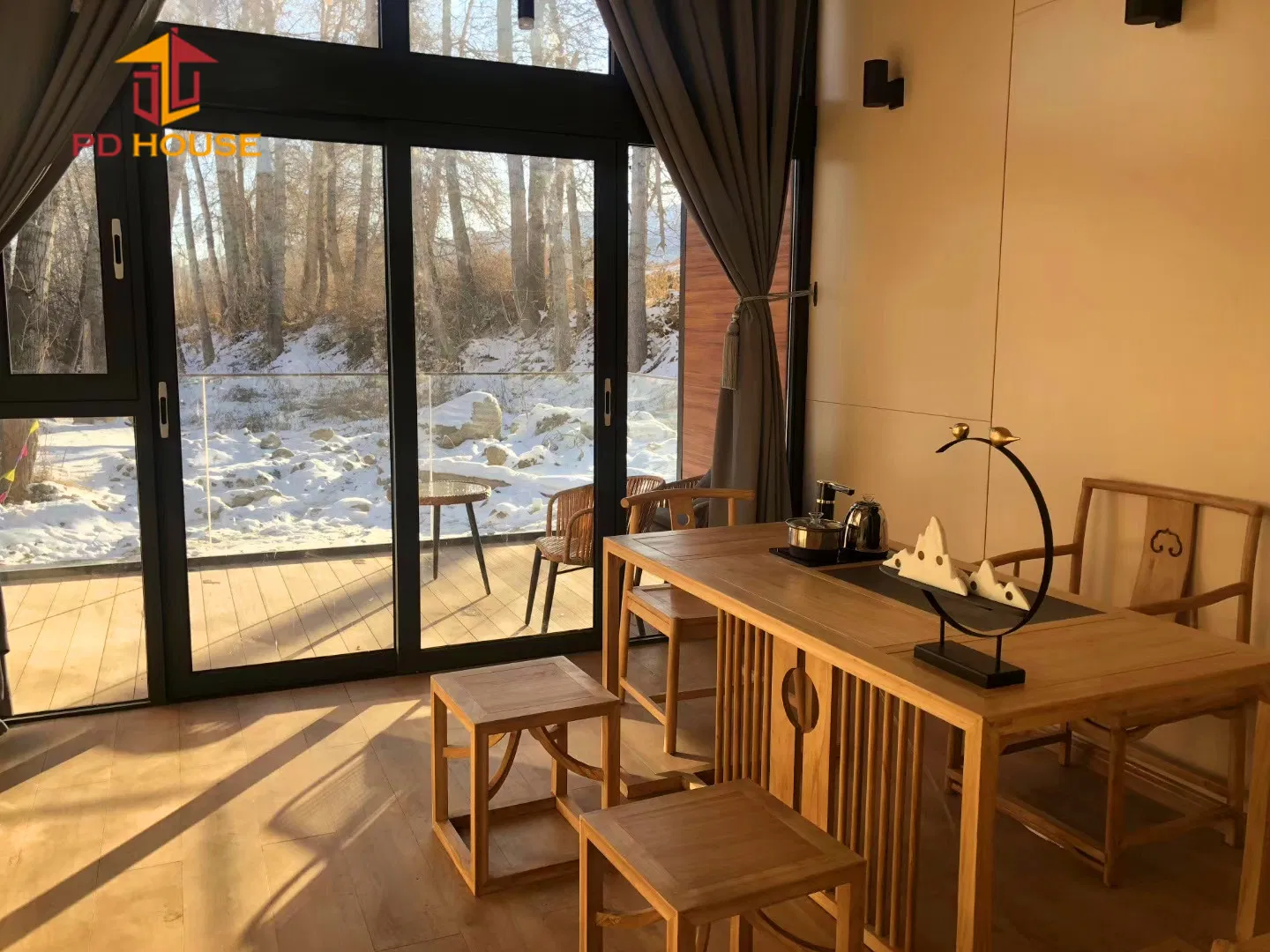 Casa modular prefabricada popular portátil de lujo apartamento en Europa
