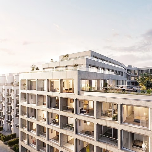 Construcción Rápida de Apartamentos de Lujo Modular en un Resort