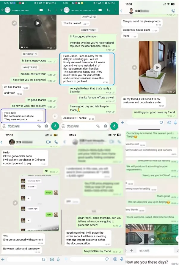 Diferentes casas contenedor modernas de lujo prefabricadas asequibles de tamaño personalizado y expandibles
