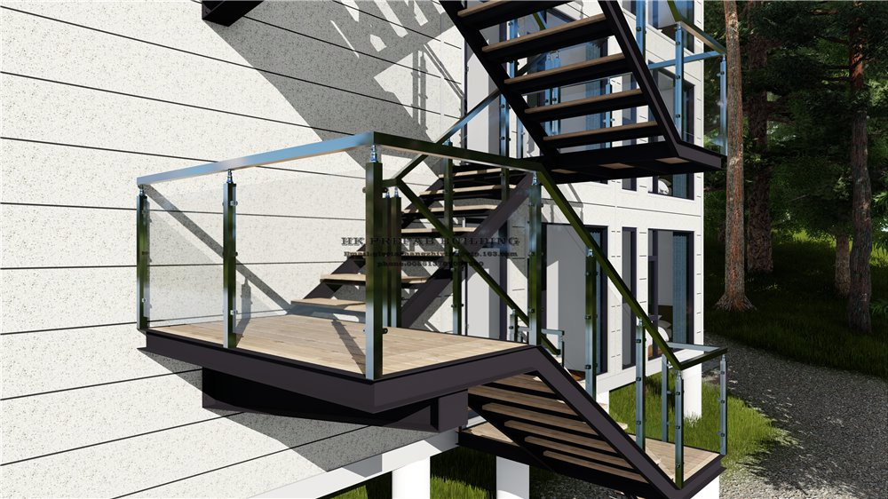 40feet Apartamento multilevel modular de contenedor de envío para hotel de propiedad familiar