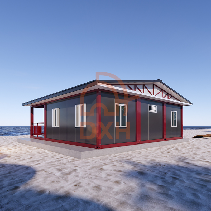 Fabricación Dxh OEM ODM Lujo Vivienda Prefabricada Villa Modular Prefab Casa Contenedor Desmontable de Vidrio 2 3 Dormitorio Jardín 20FT 15FT 30FT 40FT Casa Móvil