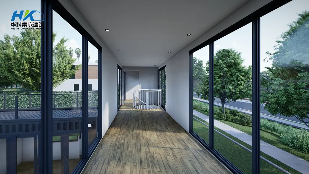 40FT Dos Plantas Lujo Listo Hecho 2-Bedroom Moderno Prefabricado Prefab Modular Envío Vivienda Contenedor Villa Edificio Casa Hogar
