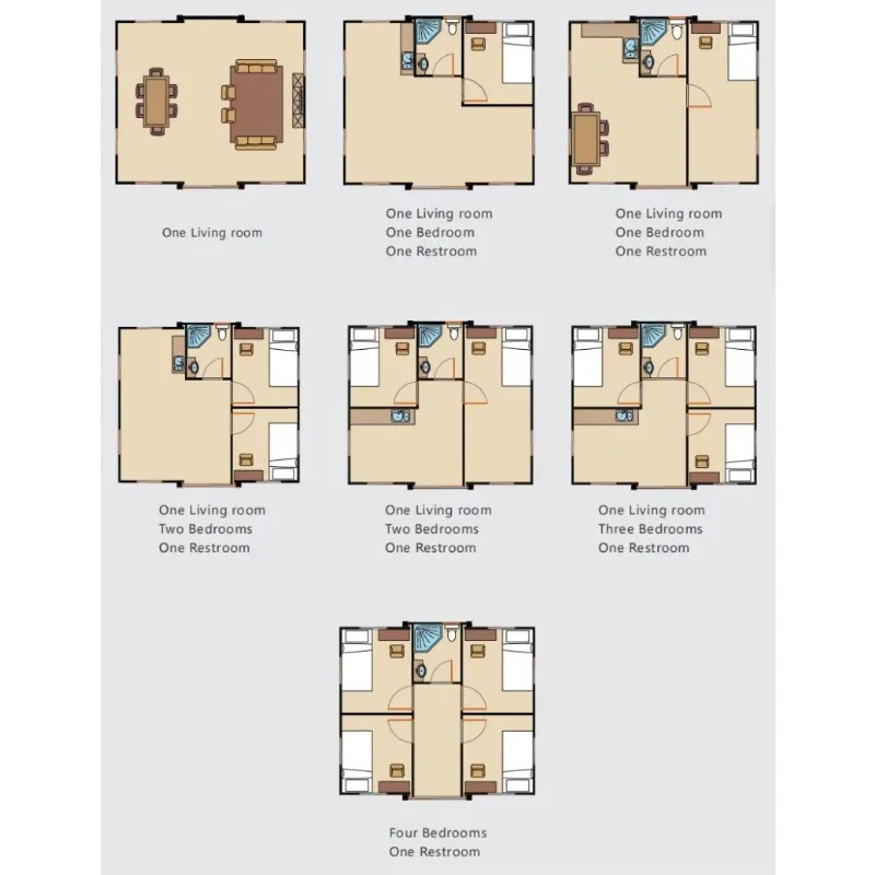 Casa modular de lujo de alta calidad, nueva, fabricada, doble ancha, moderna, preconstruida, económica, con cocina