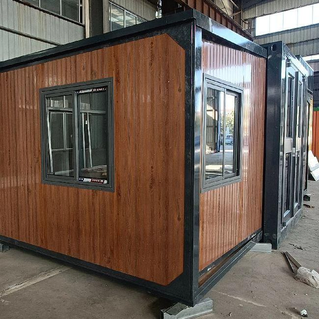 Villa Contenedor Expandible de Lujo, Casa Prefabricada para Vivir, Uso Empresarial, Ecológica