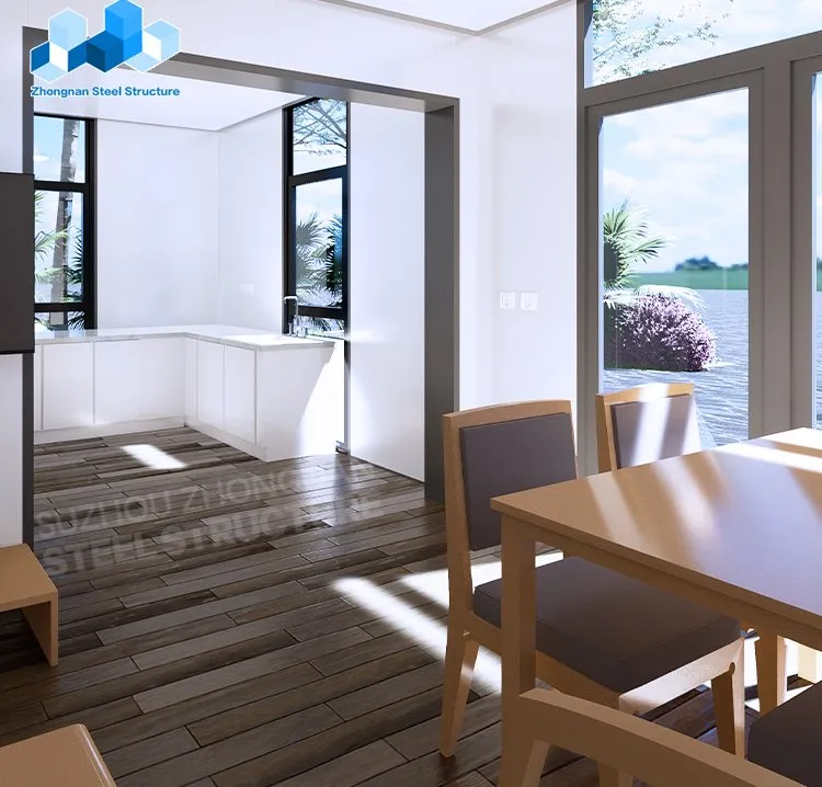 Casa Contenedor Prefabricada Moderna de Lujo Personalizada y de Bajo Precio 70sq 2 Dormitorio 1 Sala de Estar Cocina