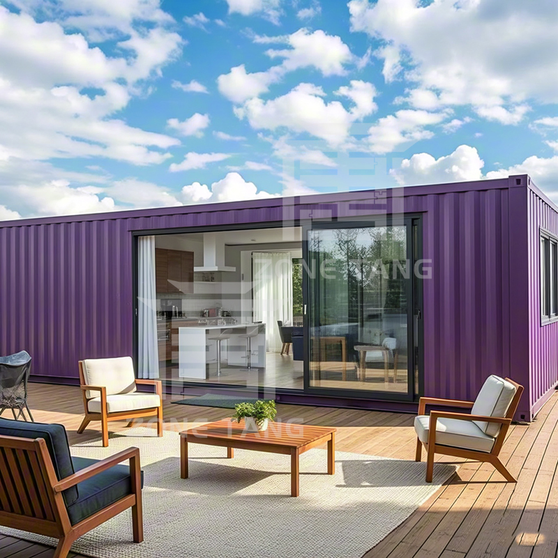 Hogares de contenedores prefabricados de lujo modulares móviles personalizables