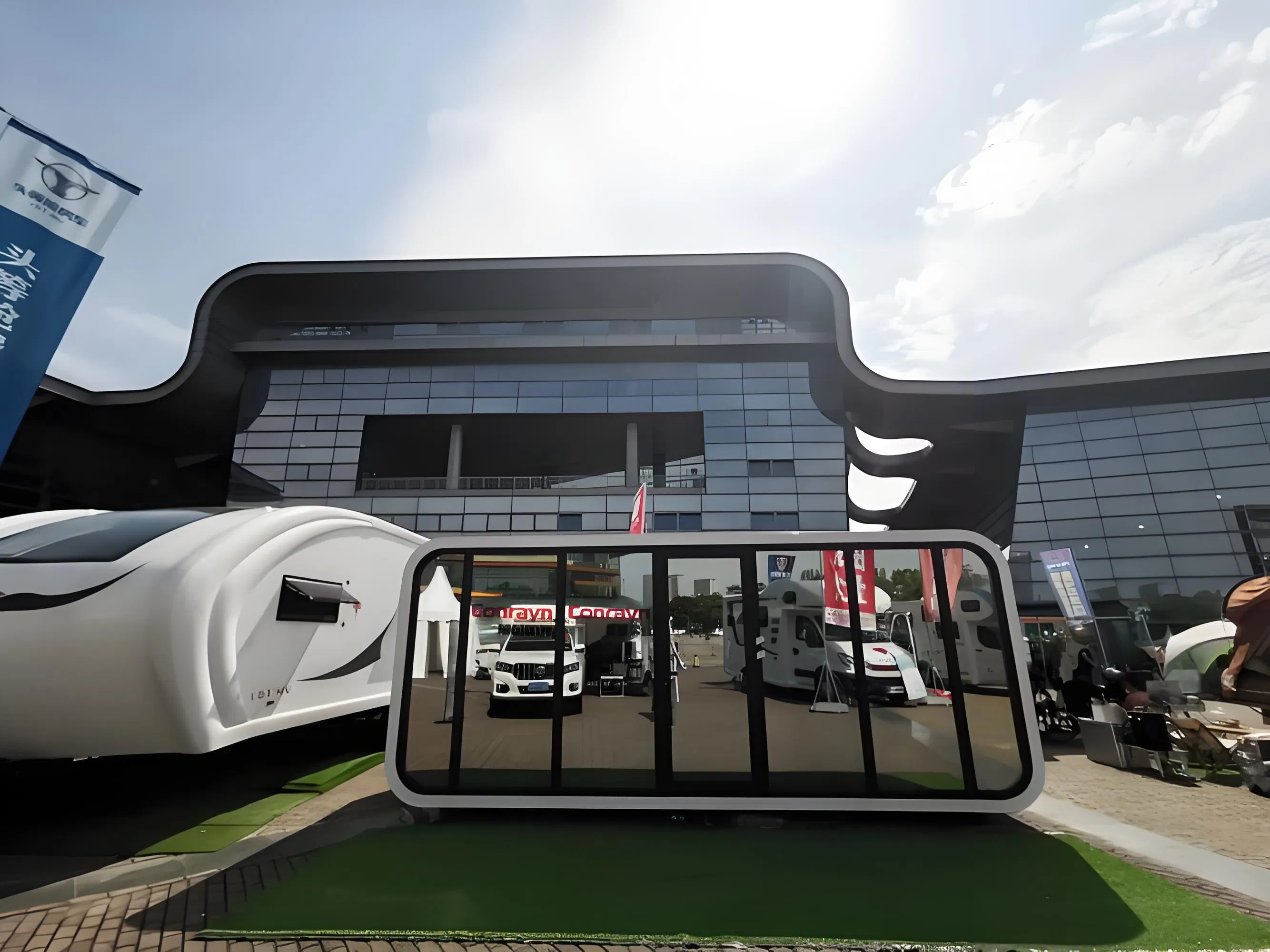 Residencia Móvil con Interiores Personalizables y Diseño de Suite Móvil Contemporáneo Impermeable