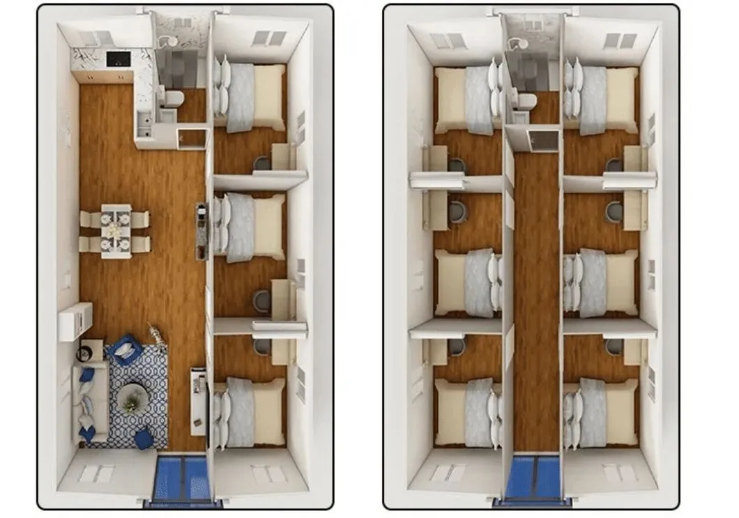 Hogares Prefabricados de Lujo Sostenible para una Vida Moderna en Resort