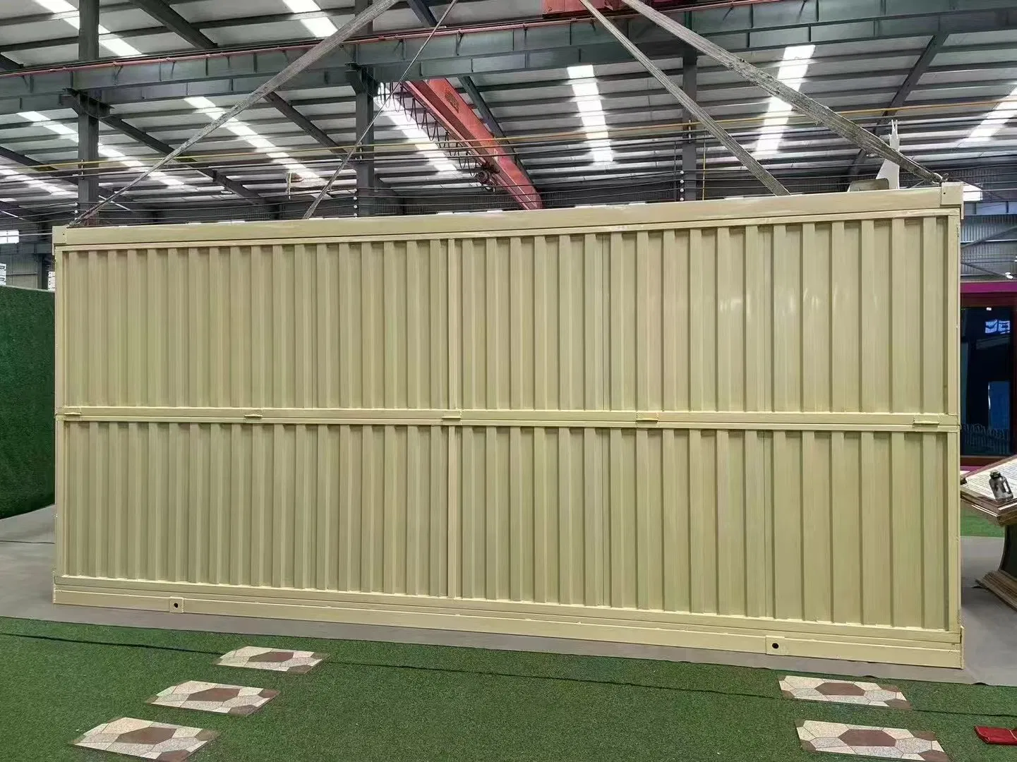 Casa Modular Plegable de Lujo con Diseño Corrugado de Alta Gama