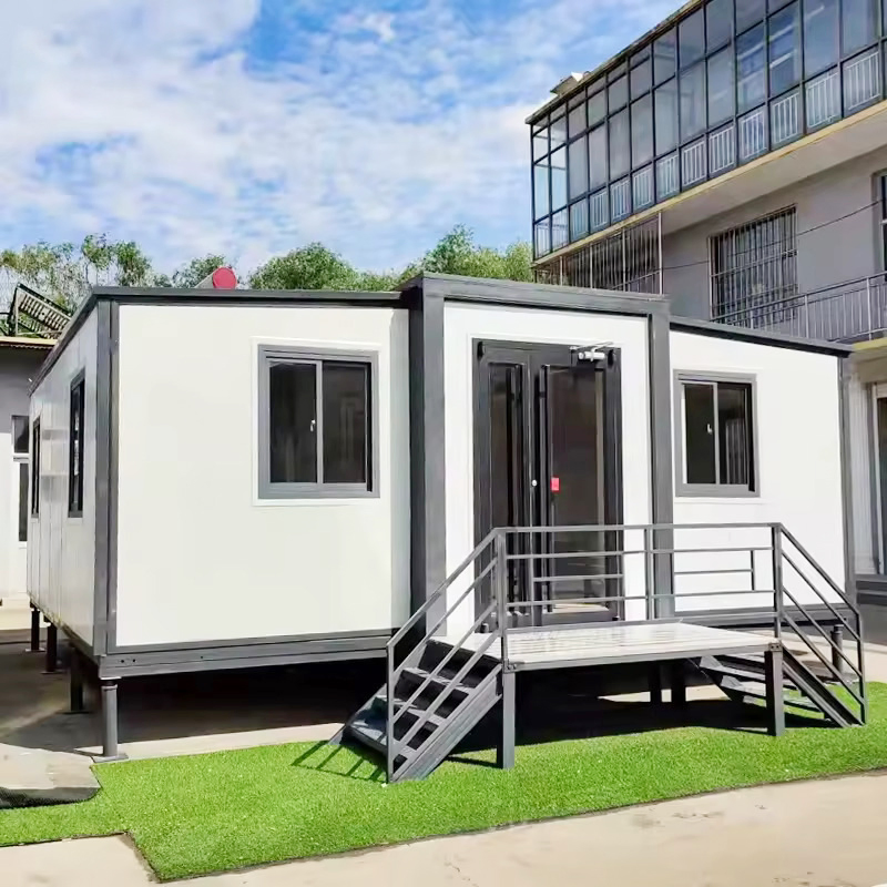Casa de acero prefabricada de lujo, oficina móvil modular, apartamento expandible en contenedor, casas prefabricadas en venta