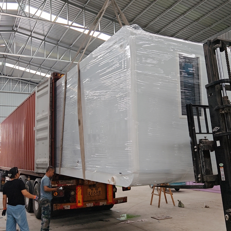 Contenedor modular de aislamiento térmico moderno, casas de lujo prefabricadas, casas móviles modernas prefabricadas para una vida versátil