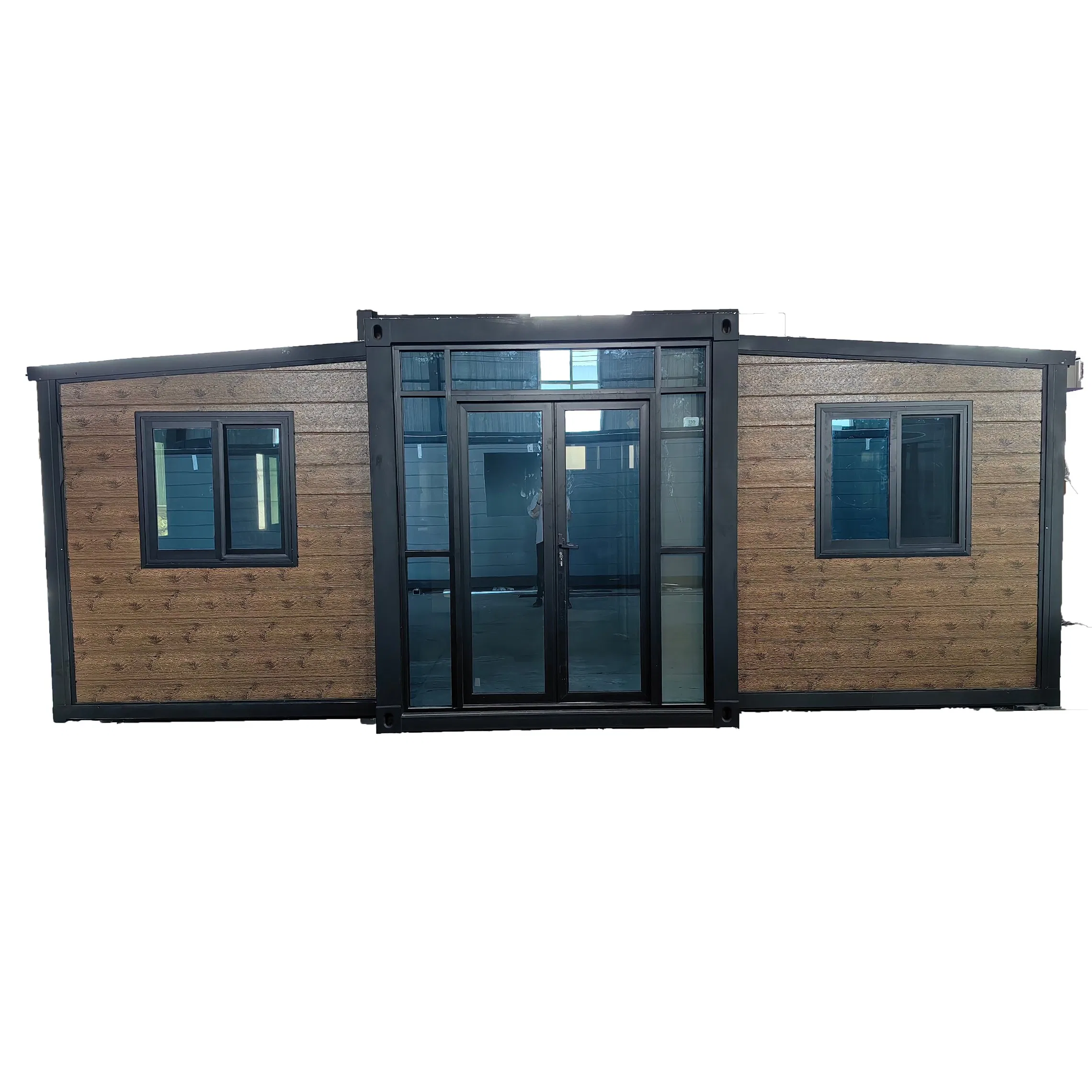 Casa contenedor modular expandible prefabricada hecha en China, mejor venta, ensamblaje rápido, lujo, bajo costo, hogar portátil de contenedor de envío